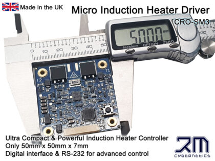 Low profile induction heater ZVS