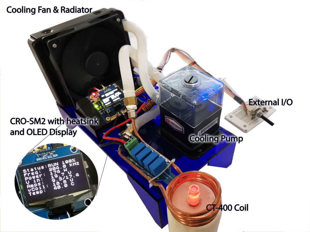 Ultra Compact Induction Heater Circuit ZVS Power Resonator