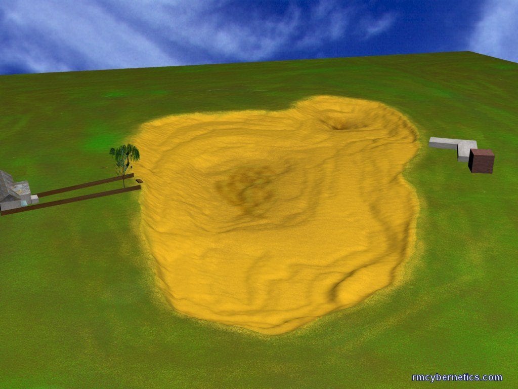 Alsager Mere Depth Map