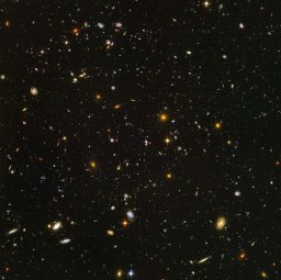 Deepfield image from Hubble space telescope