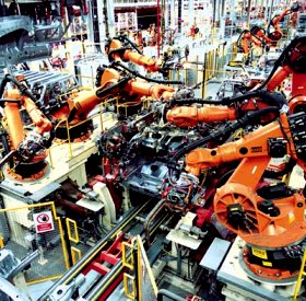 Industrial Robotics In Car Production