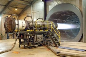 Jet Engine on Test Bed