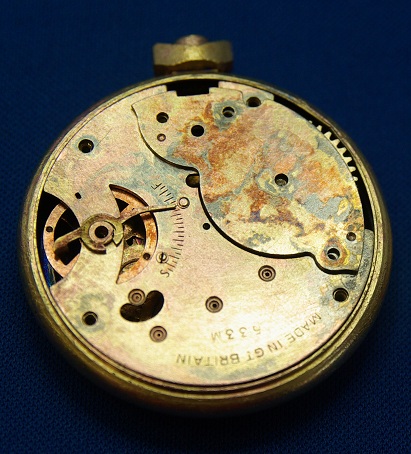 Back of Old Pocket Watch