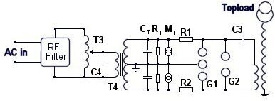 Tesla Coil SRSG Main Schematic