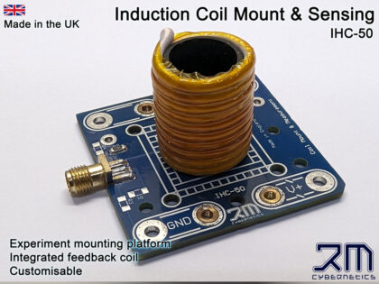 Induction coil mount helical