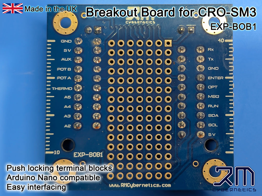 Rear view of induction heater breakout