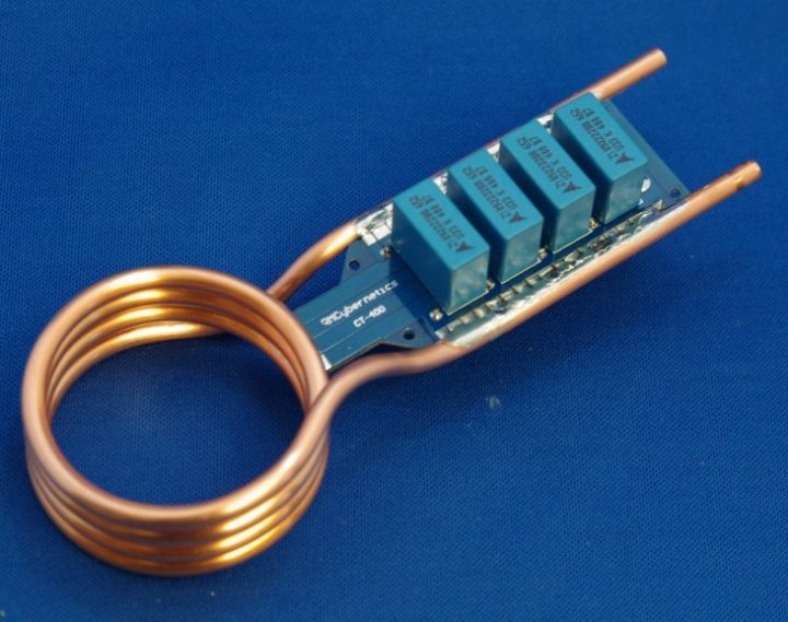 Induction Heater Coil Self resonant water cooled induction coil