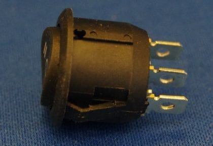 ON-OFF-ON 3 Pins Round Rocker Switch SPST 6A - Image 3